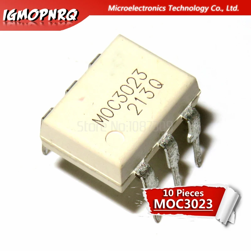 10 шт. optocouples DIP Triac Driver MOC3023 M0C3023 DIP-6 | Электронные компоненты и принадлежности