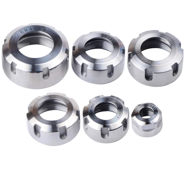 High Quality ER40/32/25UM Collet Clamping Nuts For CNC Milling Chuck