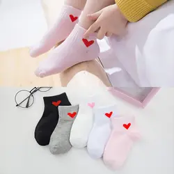 5 пар носков для маленьких девочек детские носки летние носки из сетчатого хлопка в полоску для новорожденных девочек и мальчиков, детские