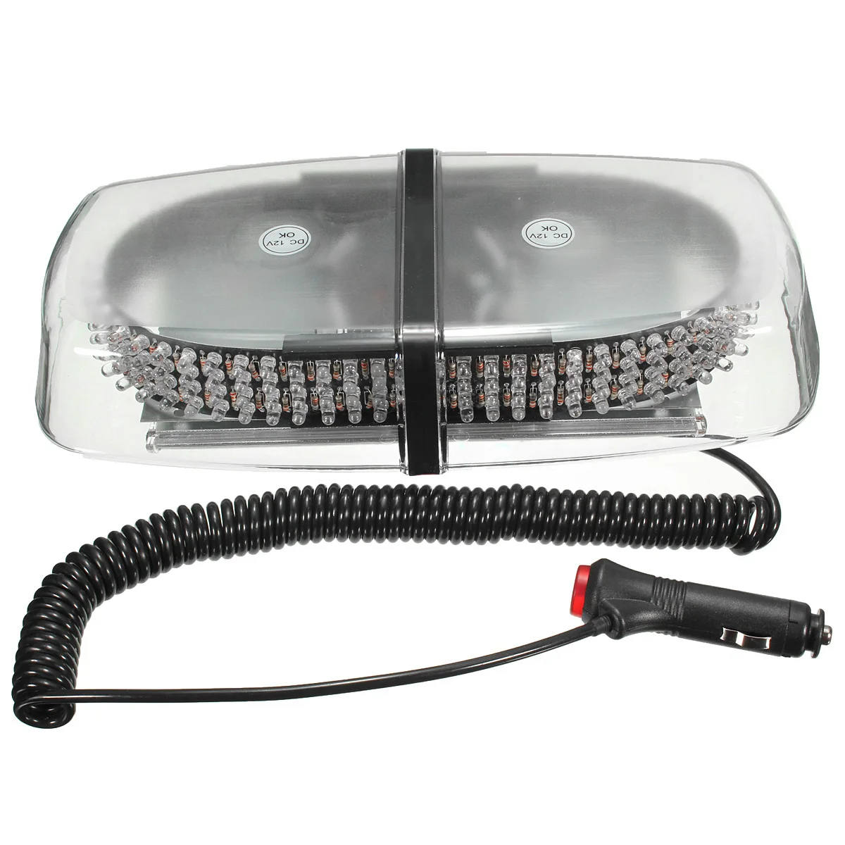 

12V 240LED Magnetic Emergency Bar Recovery Warning Strobe Flash Light Beacon 20W White