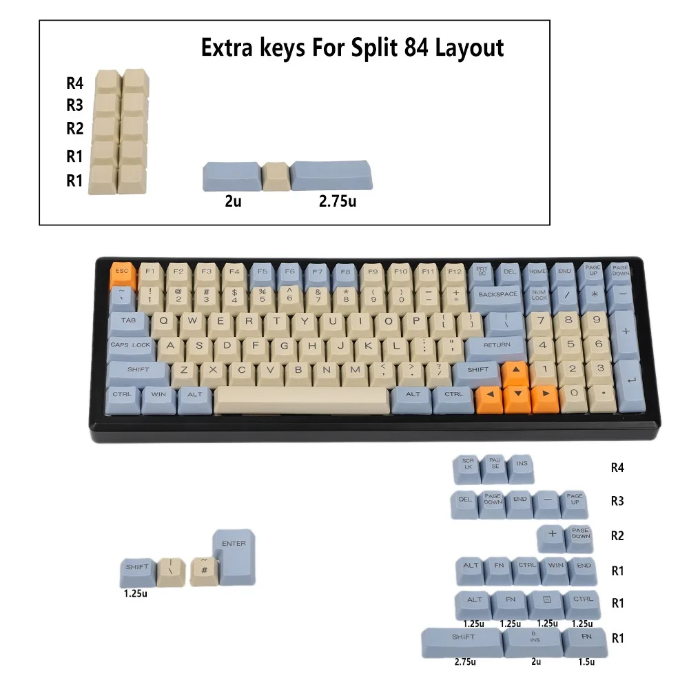 Ymdk-laser Gravado Teclado Mecânico Ansi Iso Oem Perfil Grosso Pbt Keycap mx Filco Ymd96 Ymd75 Kbd75 Fc980m Vea 75 Sp84 - Imagem 2
