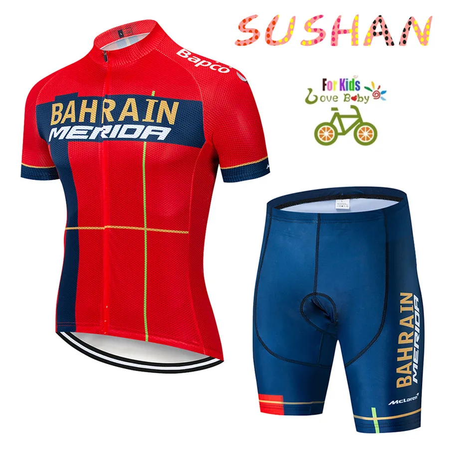 

Hot sale MERIDAING Kids Jersey Dragen Korte Mouwen Fietsen Set Jongens Fiets Kleding Ropa Ciclismo Fietsen Kleding Sport Pak