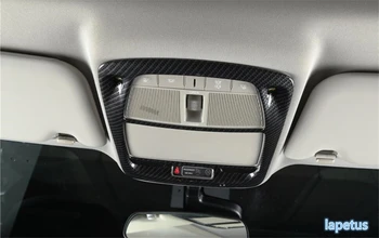 

Lapetus Matte / Carbon Fiber Look Interior For Renault Kadjar 2016 - 2020 Roof Front Seat Reading Lights Lamps Frame Cover Trim