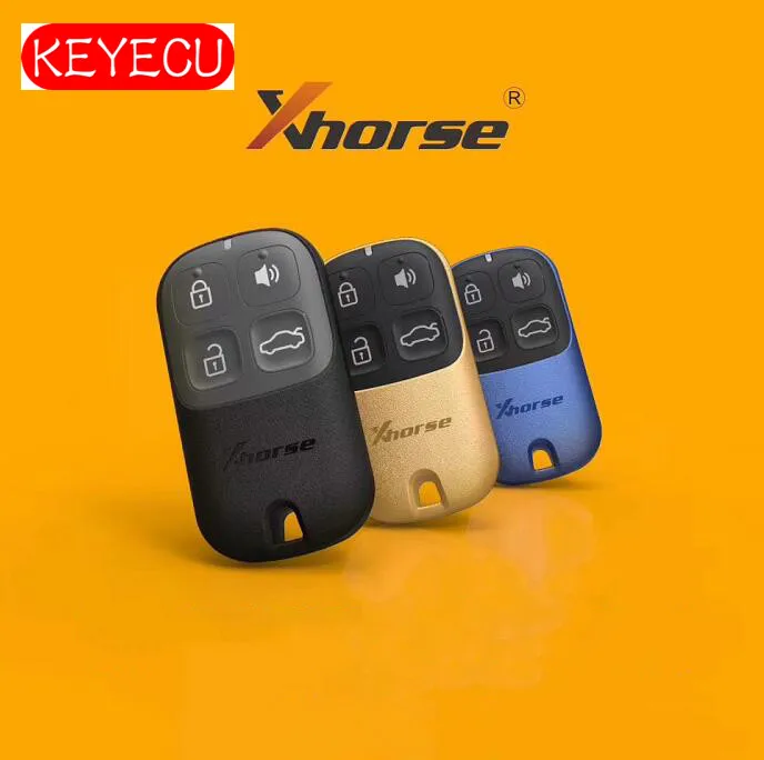 

Keyecu XHORSE Multicolor Universal Remote Key Fob 4 Button for VVDI Key Tool VVDI2 (English Version)