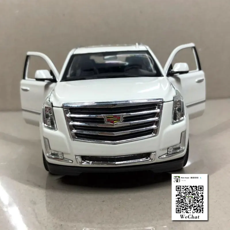 WELLY 1/24 масштабная модель автомобиля игрушки Cadillac Escalade SUV литая под давлением металлическая модель автомобиля игрушка для коллекции, подарка, детей