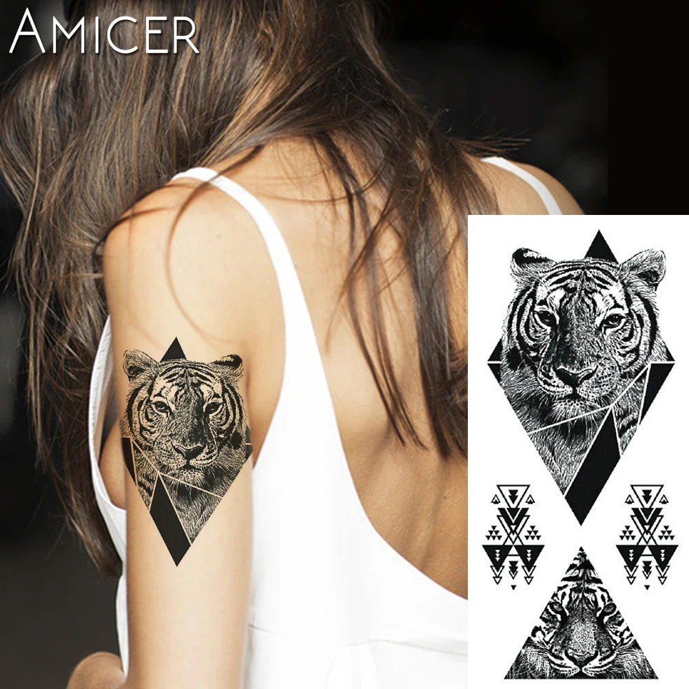 1 шт. временная татуировка с жирафом|tattoo sticker|waterproof tattoo stickertattoo stickers for women |