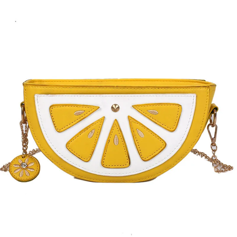 Messenger Tasche Leder Orange Neue Paket Obst Pcs Niedlich Wassermelone lot Weibliche Schulter Kette Sommer Pu Frauen 100 Cw6qXF0F