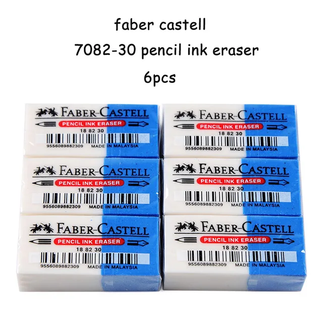 Faber Castell 7082 Combo Eraser Phathalate free for Ink+Pencil lead Pencils Art Drawing Rubbers