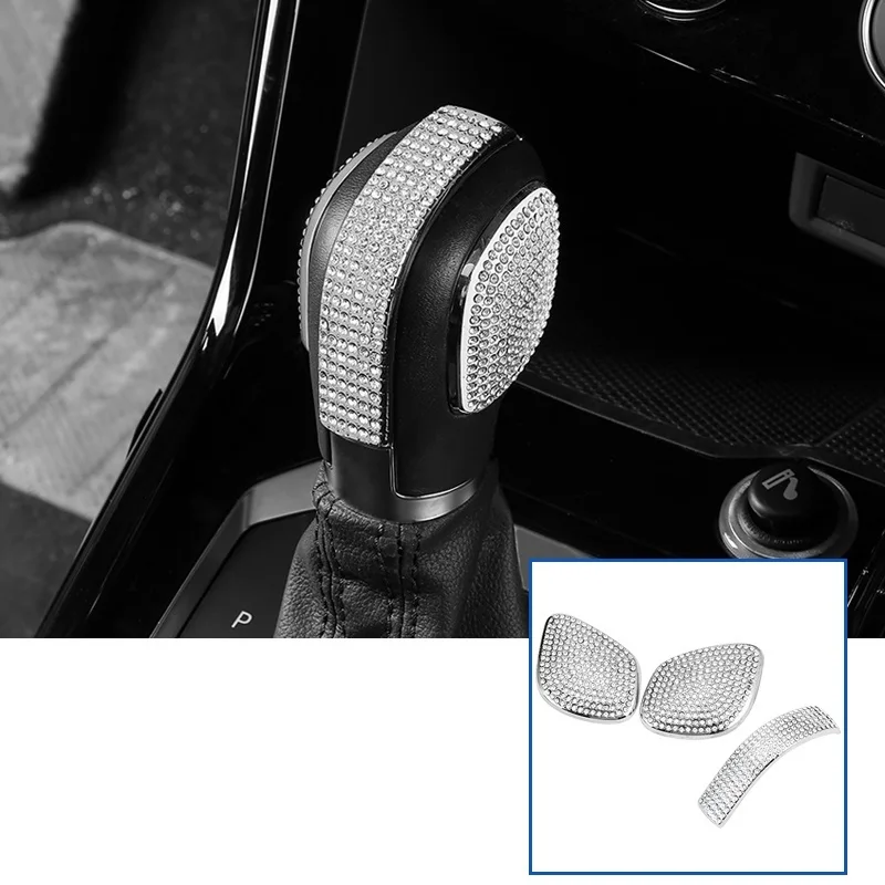 

Car Chromium Decorative Steering Wheel Gear Air Conditioner Interior Accessories Accessory Mouldings 18 19 FOR Volkswagen T-ROC