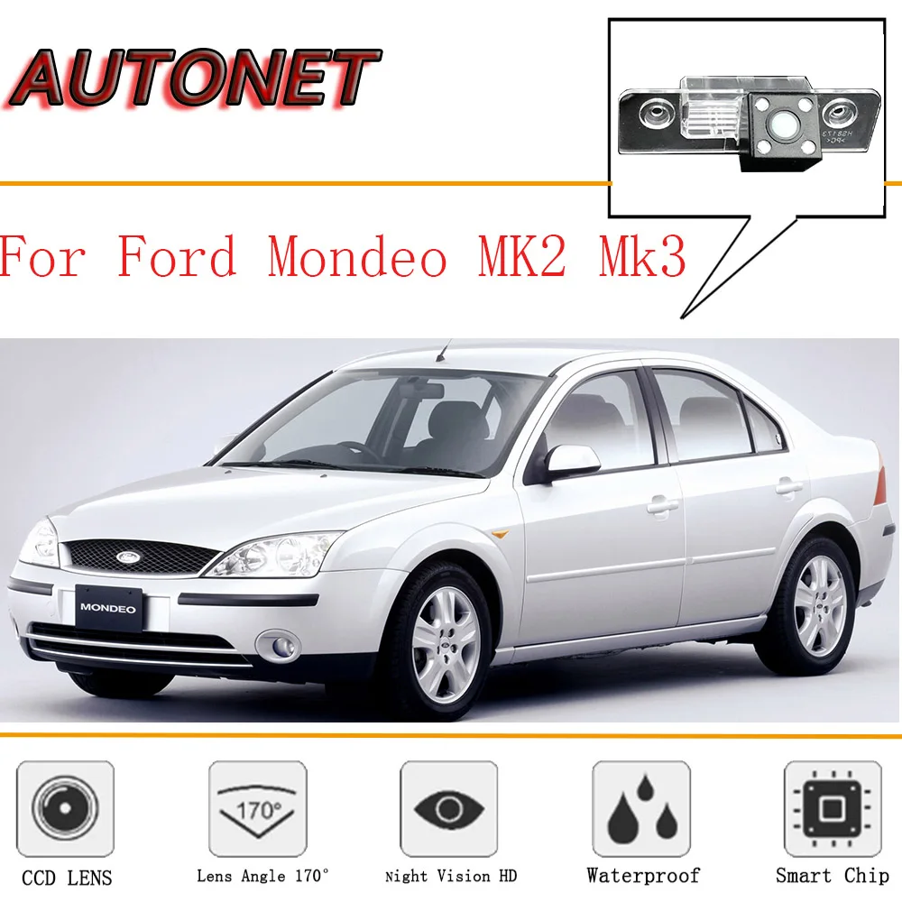 AUTONET Rear View camera For Ford Mondeo MK2 Mk3 Ghia-x/CCD/Night Vision/Reverse Camera/Backup Camera/license plate | Автомобили и
