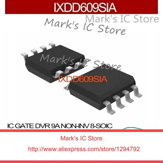 IXDD609SIA IC GATE DVR 9A NON-INV 8-SOIC IXDD609S Circuits Division 609 IXDD60 609S IXDD6 609SI | Электронные компоненты и
