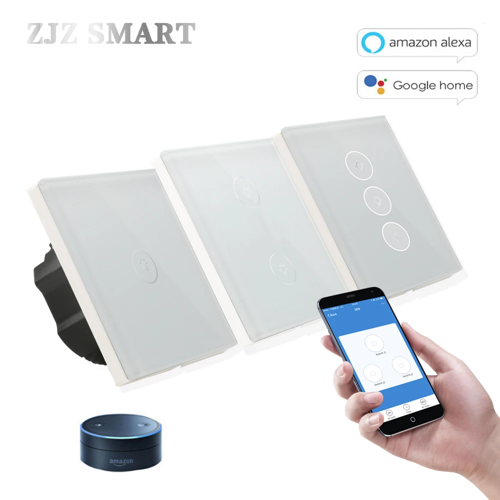 Умный пульт дистанционного управления Alexa/Google Gang Wi Fi для умного дома сенсорная