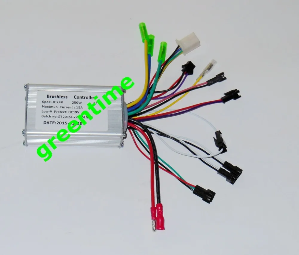 Sale GREENTIME 24V 250W Brushless DC motor controller E-bike controller dual mode sensor/sensorless bldc controller 13 Sale GREENTIME 24V 250W Brushless DC motor controller E-bike controller dual mode sensor/sensorless bldc controller 13