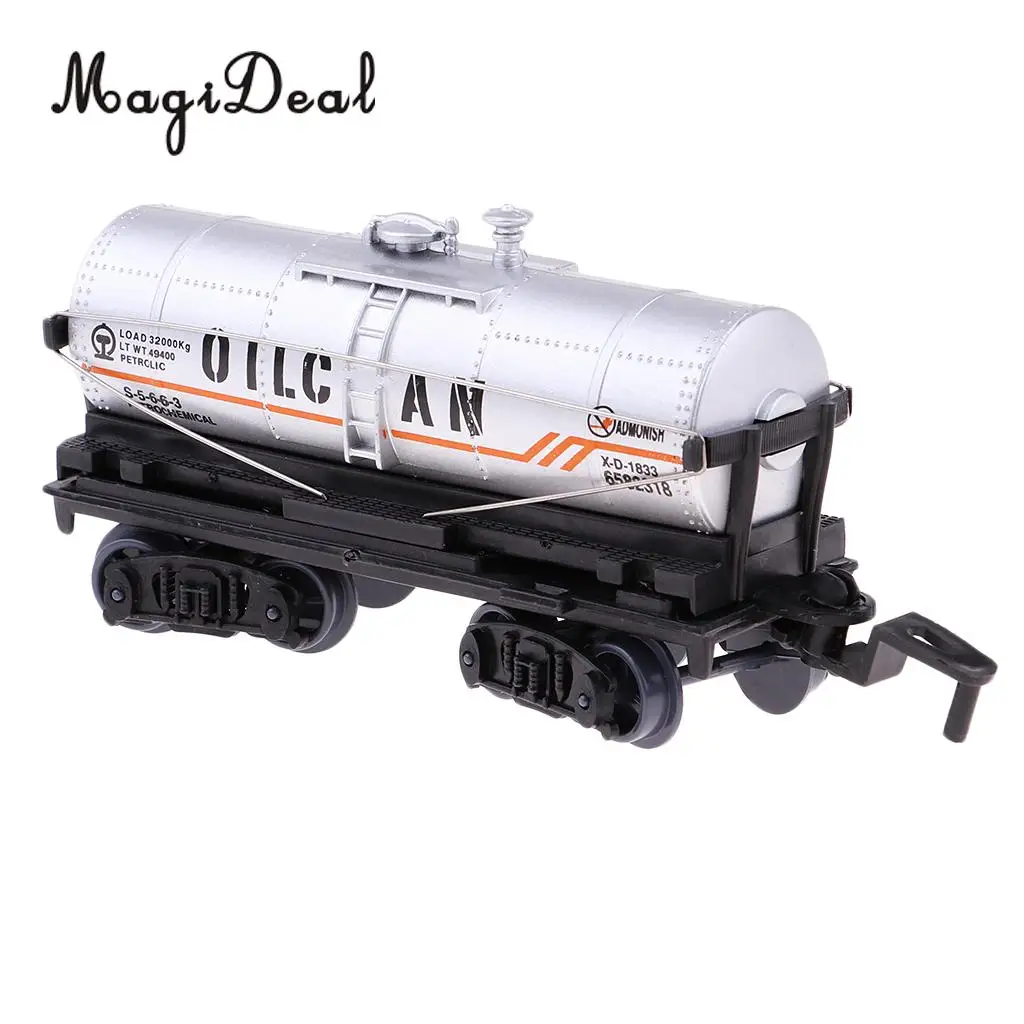 Simulation Train Oil Transport Tank Car Tanker Truck Model Diecast Vehicle Children's Toy Car Gift