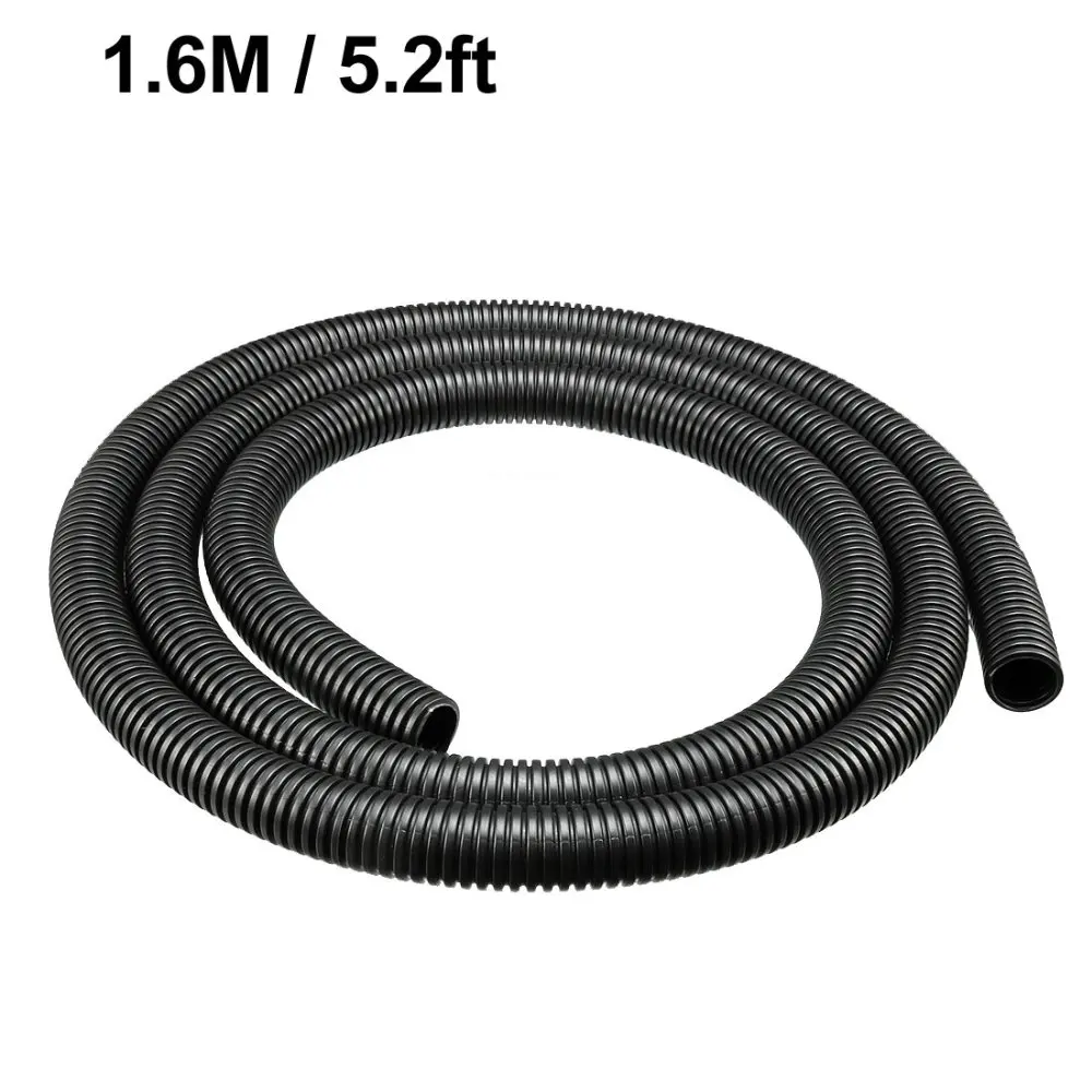 10mm x 7mm Flexible Corrugated Conduit Tube Pipe Hose Wire Tubing 1.6M 5.2ft