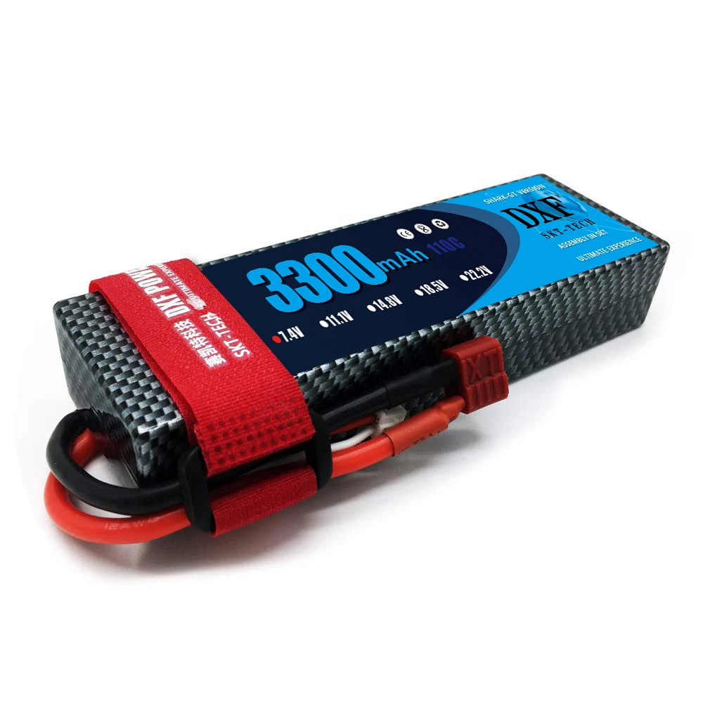 Твердый чехол DXF 3300 мАч Lipo Battery 2S 7 4 V 110C Max 220C T Deans Жесткий Чехол запчасти для