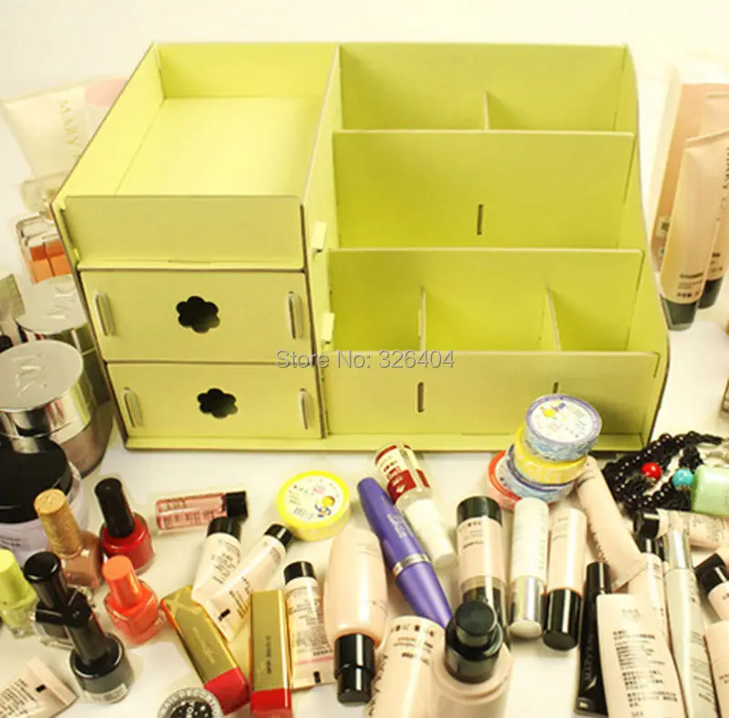 Diy Cardboard Storage Box Desk Decor Stationery Makeup Cosmetic Diy Cardboard Storage Box Desk Decor Stationery Makeup Cosmetic Organizer Bag In Bags Cases From Luggage On Aliexpress