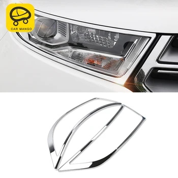 

CarManGo For Ford Edge 2015 Car Styling Front Light Lamp Headlight Cover Trim Frame Sticker Exterior Accessories