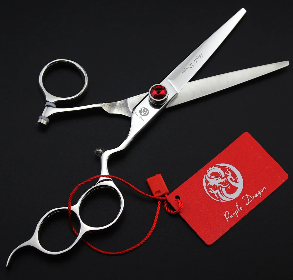 Zi 6.0 inch hair scissors barber scissors flat cut teeth cut bangs cut