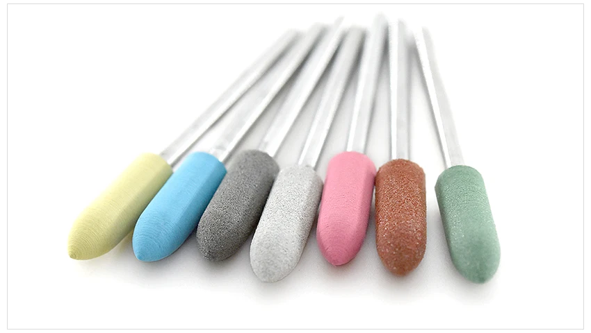 KADS резиновые силиконовые сверла для ногтей гибкий полировщик маникюрная машина аксессуары для ногтей электрическая педикюрная пилка для ногтей