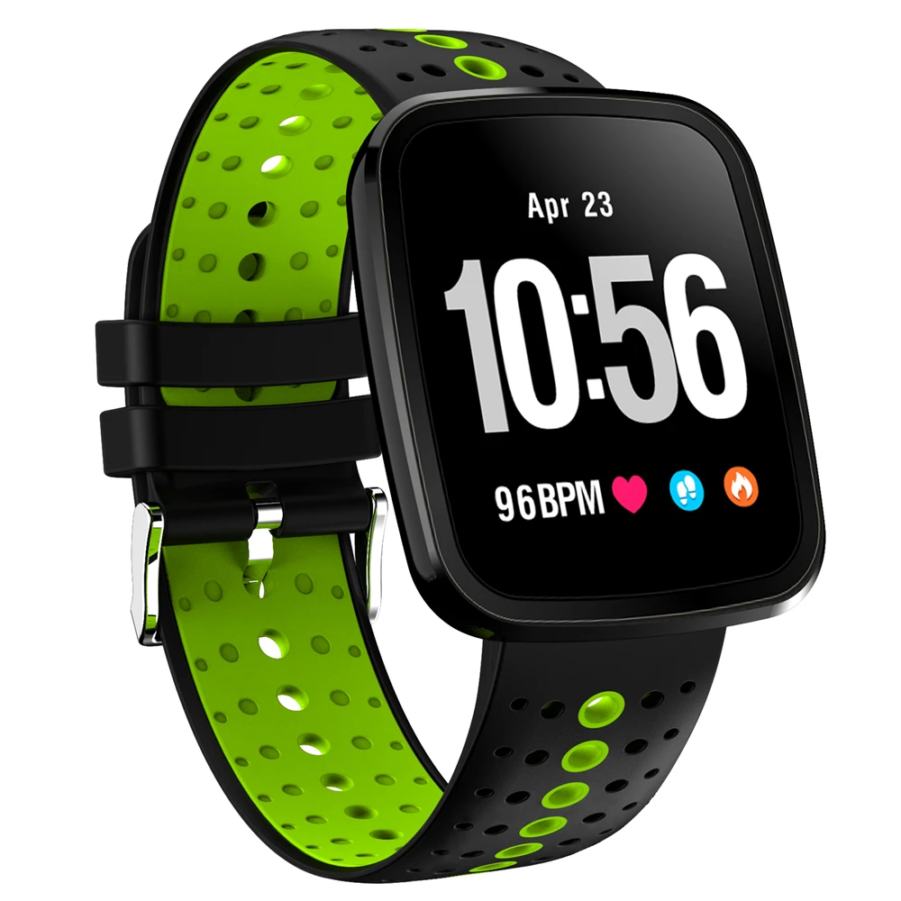 

2018 NEW OGEDA V6 Heart Rate Monitor Color OLED Sport Waterproof IP67 Men Smart Watch Smart Fitness Tracker Smart Bracelet Watch