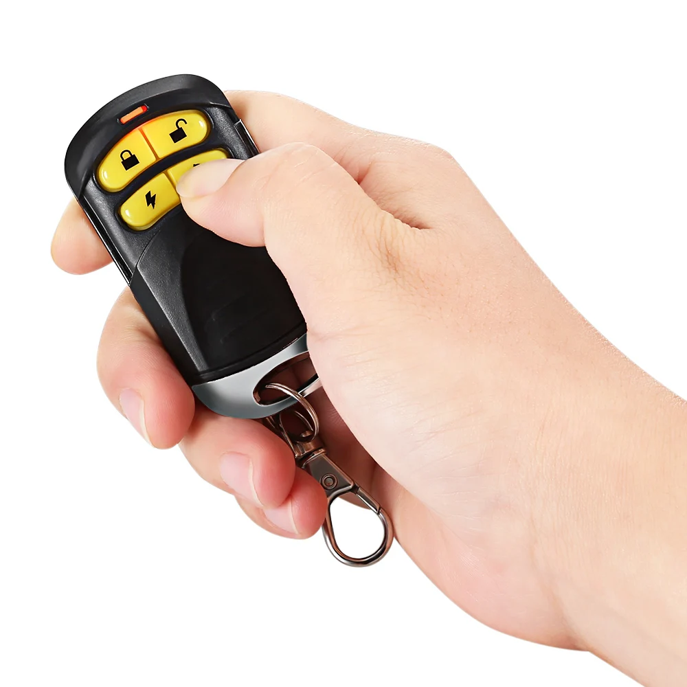 Universal 12V Anti theft 1 way Alarm System with Remote Control Built