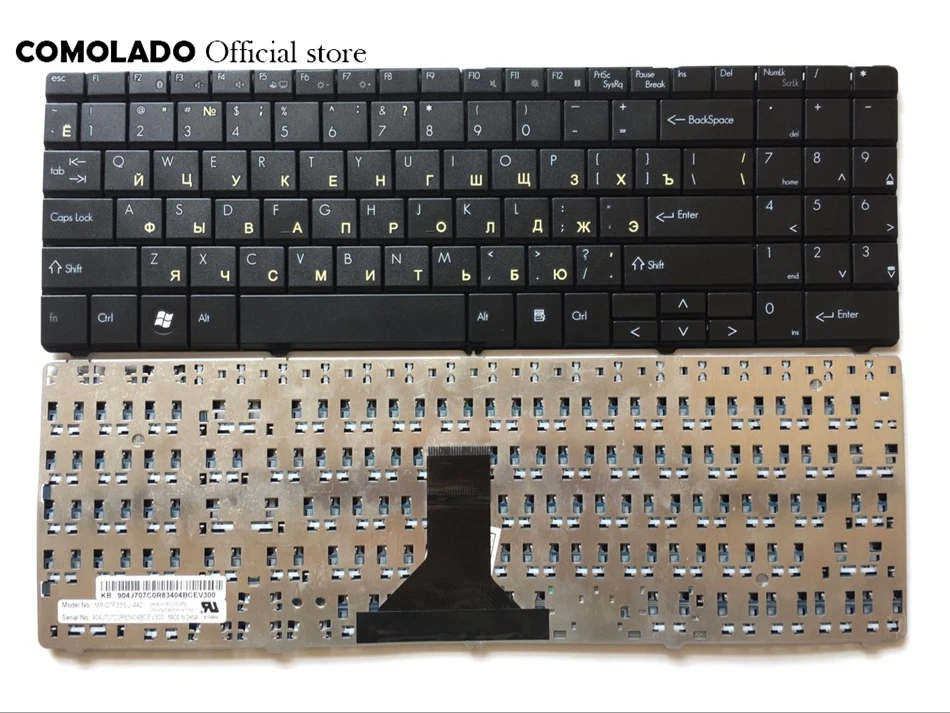 RU Russian keyboard for PACKARD BELL EASYNOTE ML61 ML65 Black Keyboard RU Layout