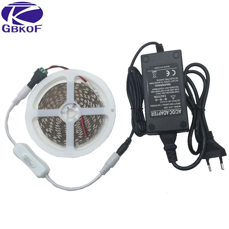  Plant Grow lights Full Spectrum LED Strip Flower phyto lamp 5m Waterproof Red blue 4:1 for Greenhou - 32860662138
