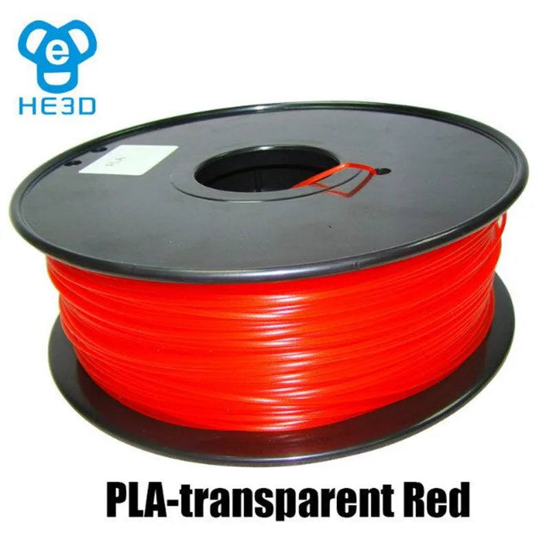 HE3D Makerbot/reprap Мендель/UP 3D принтеры нити PLA1.75mm 1 кг(2.2lb)-пластиковым наполнителем, разноцветный