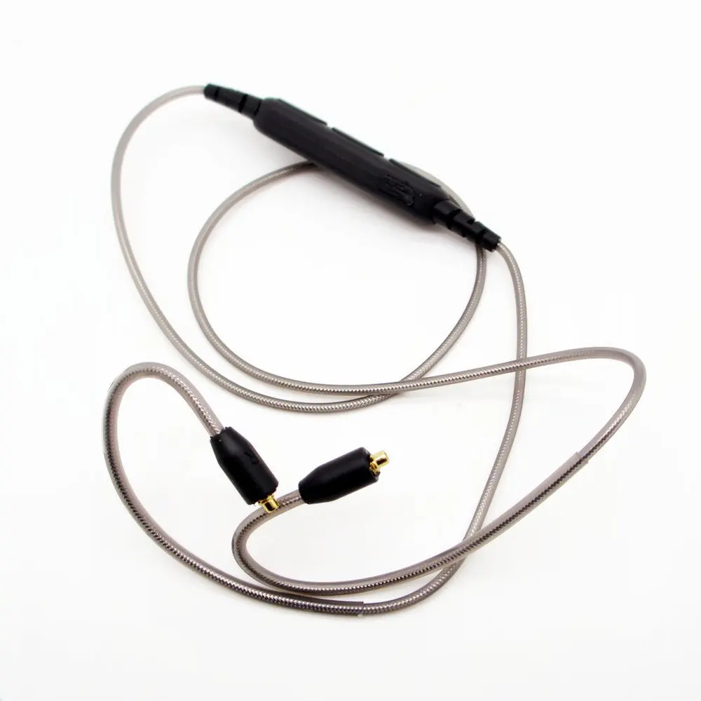 OKCSC DD4 беспроводной Bluetooth 5,0 MMCX/IE80 разъем 2Pin 0,78 мм кабель для наушников Замена аудио шнуры с микрофоном для SE535 W80 - Цвет: MMCX