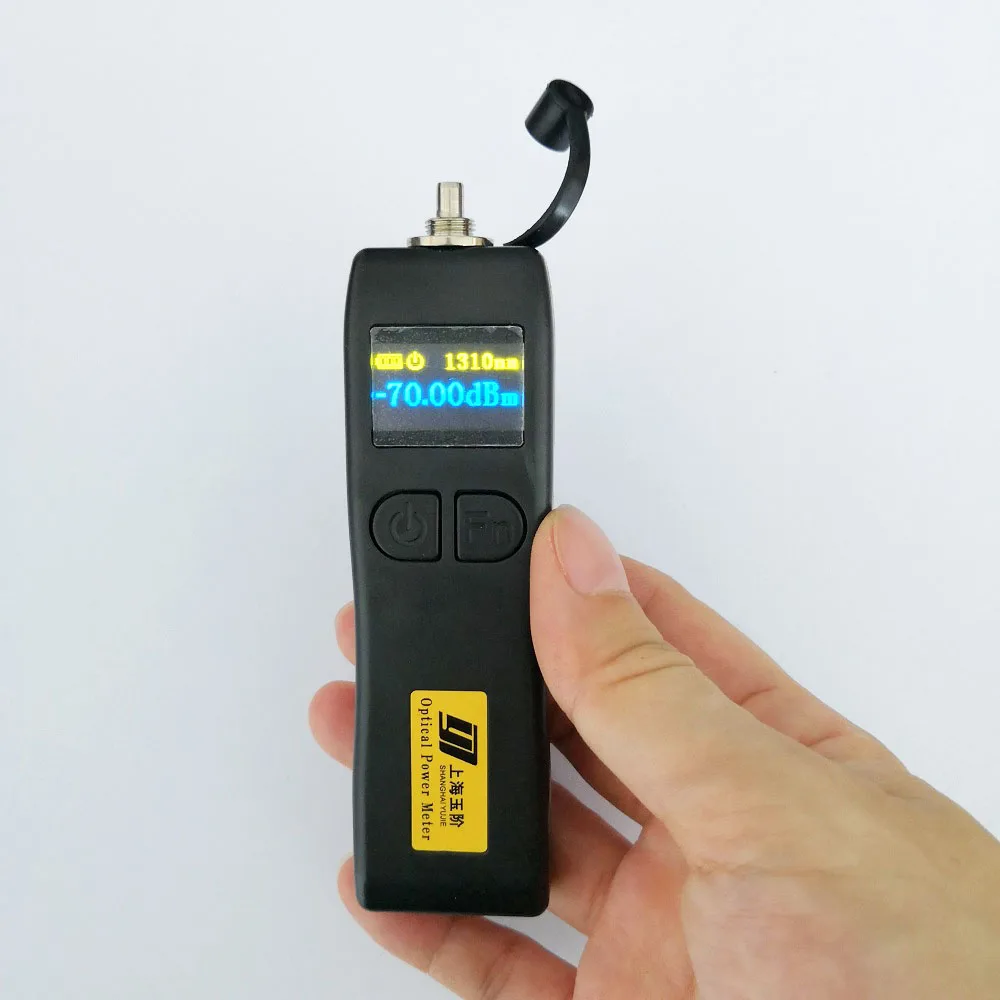 Бесплатная доставка Мини волоконно оптический Мощность метр волокна FTTH тестер YJ