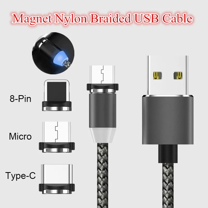 5V 2A USB кабель для samsung Galaxy S10 S9 A6 A8 J4 J6 плюс S7 край A30 A50 Note 9 8 J7 J5 A9 A7 Магнитный зарядный кабель