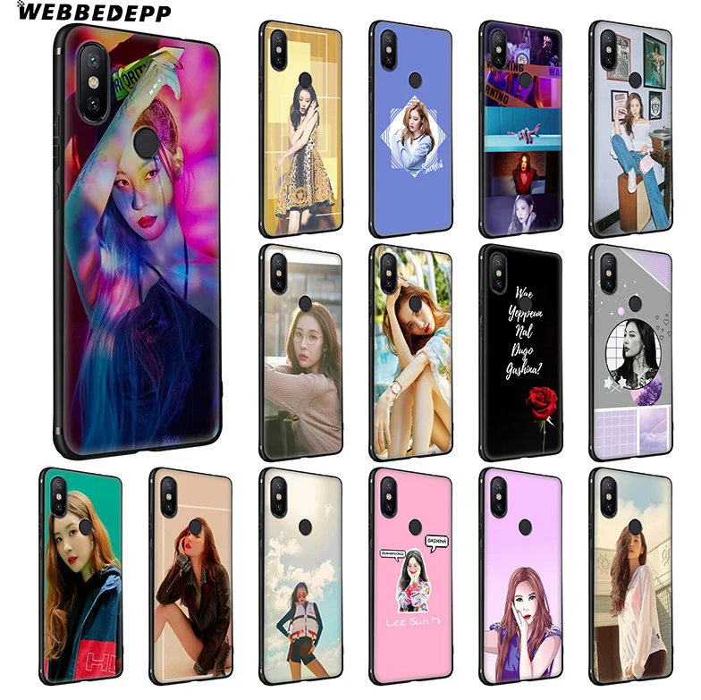 Мягкий силиконовый чехол WEBBEDEPP Sunmi LEE Kpop Girl для Xiaomi Redmi Note 7 6 6A 5 4 4X 4A S2 Plus Pro Lite Go |