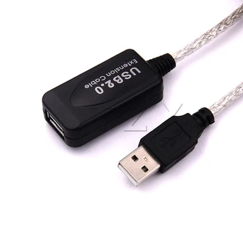 

Hot Selling 5 meters USB 2.0 Male to Female Cable Active Repeater USB Extension Extender Cable Adapter