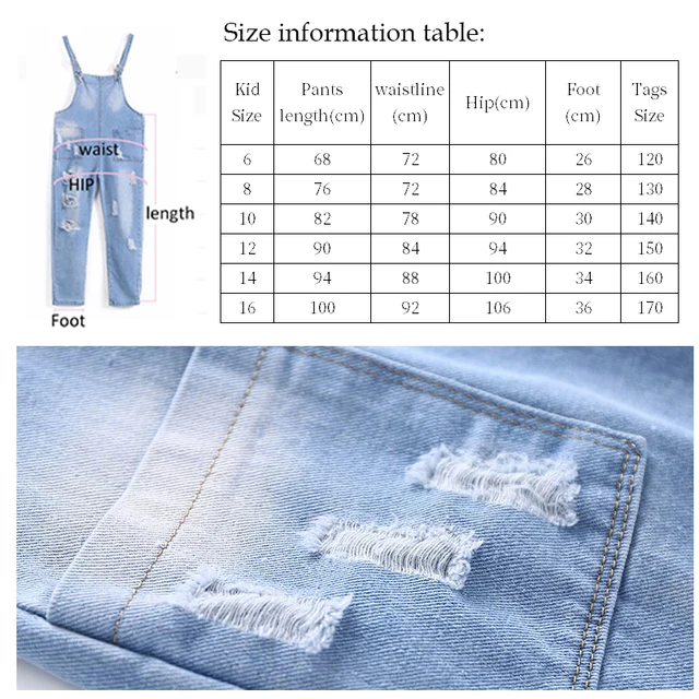 Kids Overalls Autumn Boys Girls Denim Suspenders Jeans for Teen Adjustable Strap Rompers Children Clothes Jumpsuit Clothing 2020 6