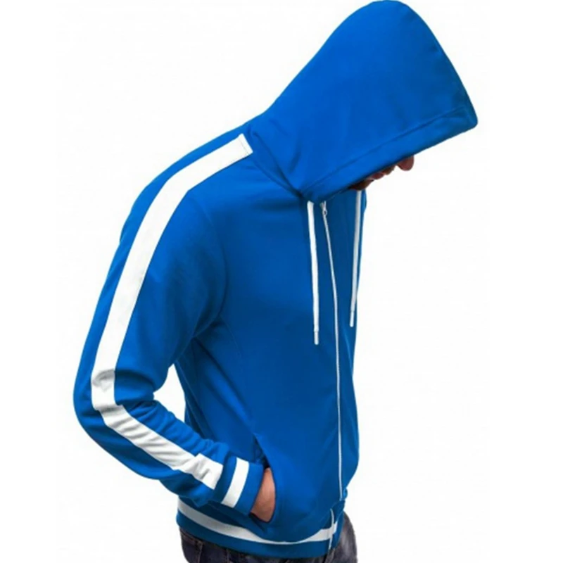 

Litthing Men Hoodies Jacket Zipper Hooded Sweatshirt Tops Male Long Sleeve Pocket Tracksuit Streetwear Bodybuilding Coat Homme