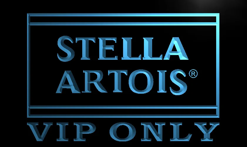 LA450- VIP Только Stella Artois пива светодиодный неоновый светильник знак | Дом и сад
