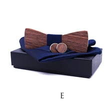 Mantieqingway официальная деловая деревянная бабочка Мужская для свадебной вечеринки деревянная Бабочка полиэстер карман Sqaure мужские запонки