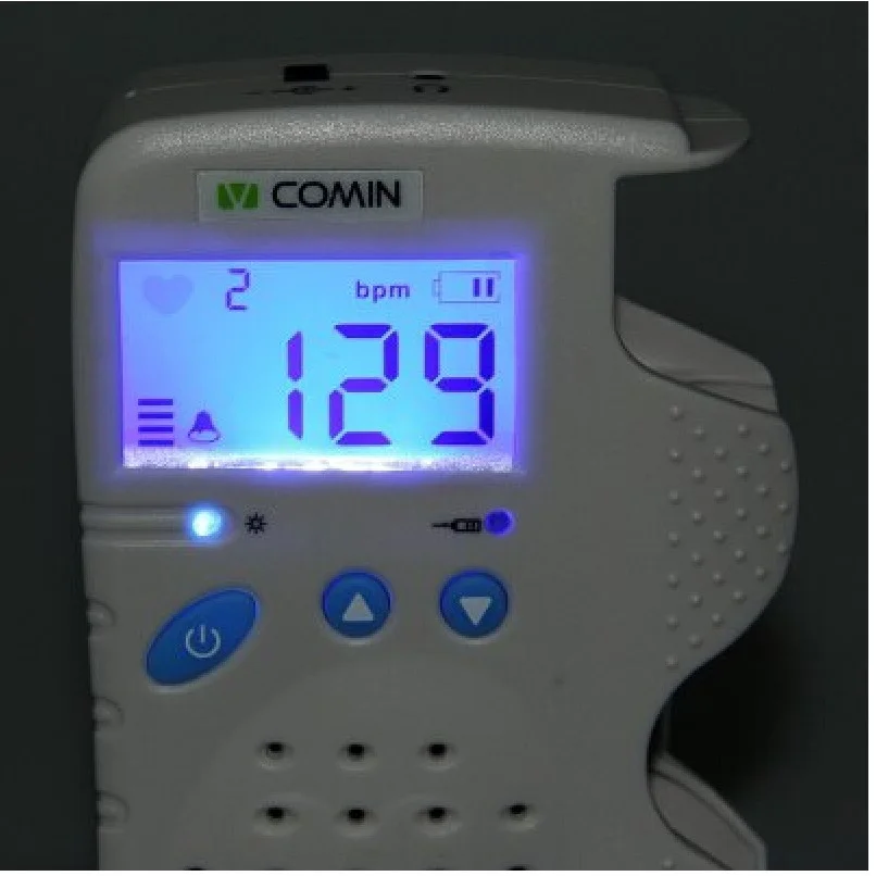 2016 ultrasound portable doppler fetal VCOMIN 200D Detection Device Home Use Fetus 1.8inch LCD Screen Baby Heart Rate Monitor