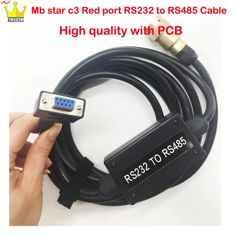 mb star c3 Red port RS232 to RS485 Cable high quality with PCB