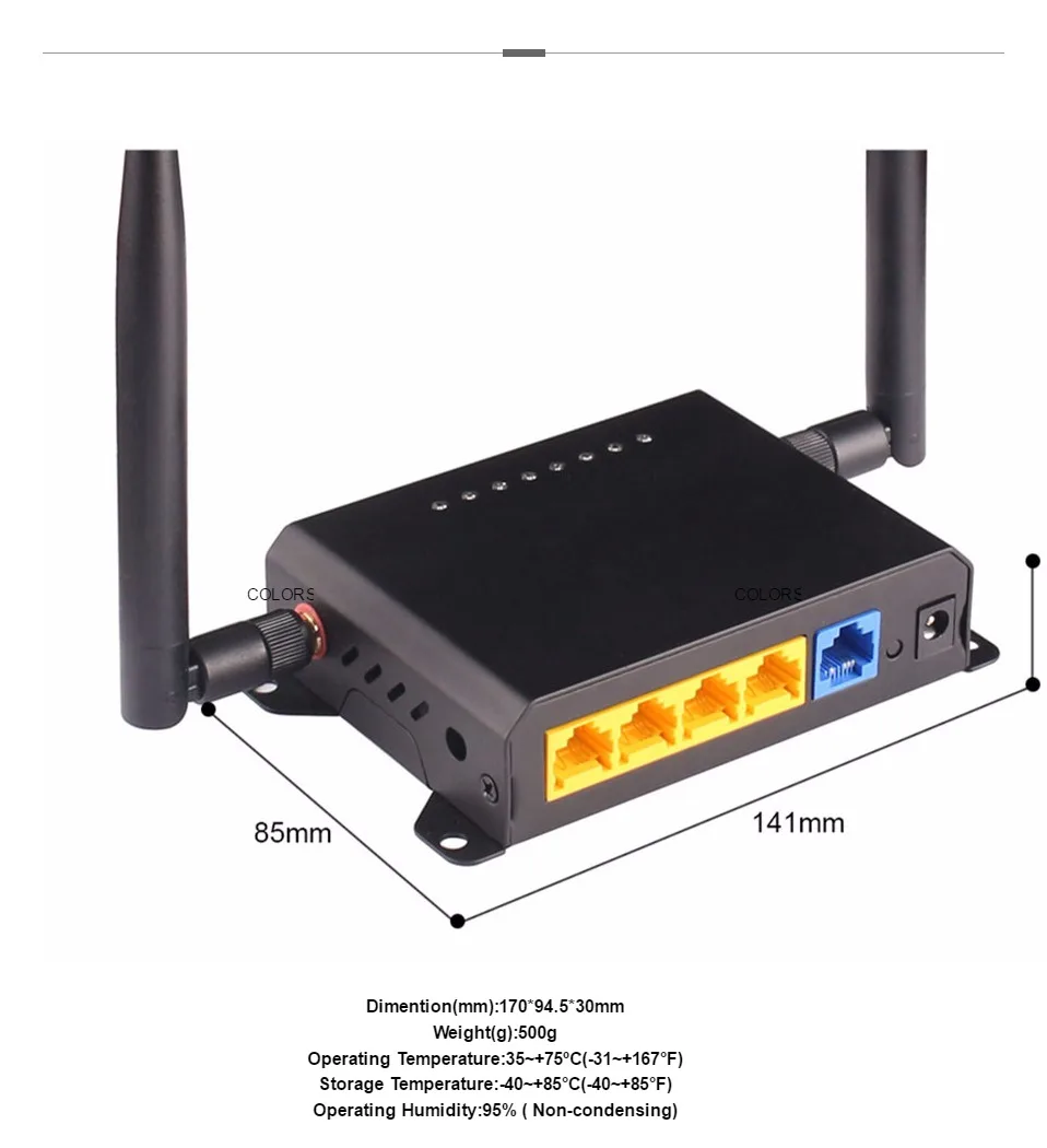 OpenWrt английская прошивка 2,4G Wifi повторитель 300 Мбит/с Высокая мощность через стену беспроводной маршрутизатор сильный Wifi сигнал с 5dBi антенной