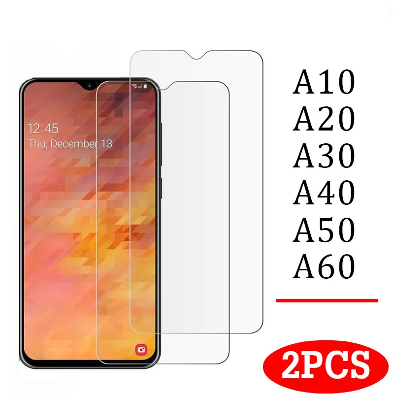 

2PCS Clear Tempered Glass For Galaxy A70 A50 A40 A30 A20E A10 Screen Protector For Samsung J4 J6 A6 A8 A9 A7 2018 A750 Hard Film