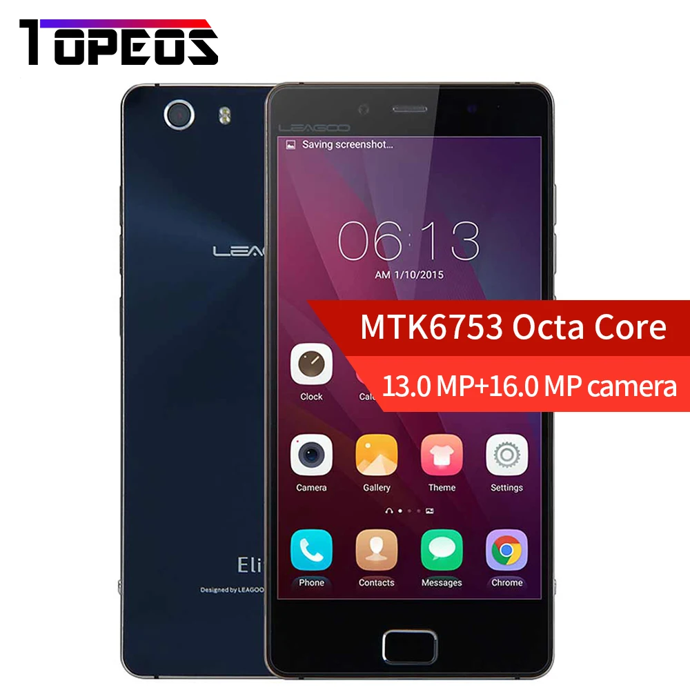 Leagoo Elite 1 Mobile Phone 1920 1080 FHD MTK6753 Octa Core 3GB RAM 32GB ROM 4G