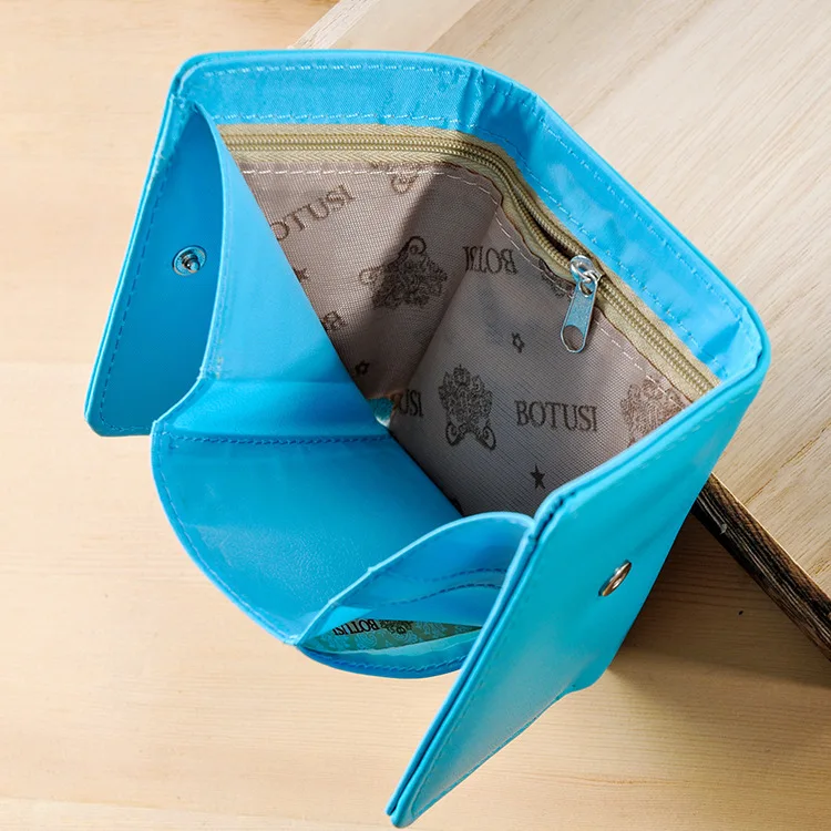 Женский короткий кошелек для монет бумажник, держатели карт кожаная сумка мини кошелек