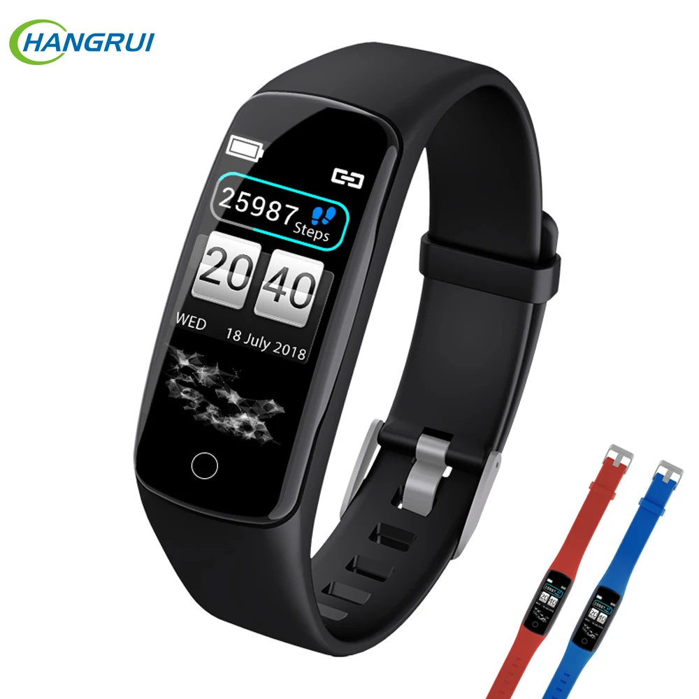 

V8 Smart Band Sport Heart Rate Blood Pressure Wristband Fitness Tracker IP67 Waterproof Smart Watch Color 0.95 inch Touch Screen
