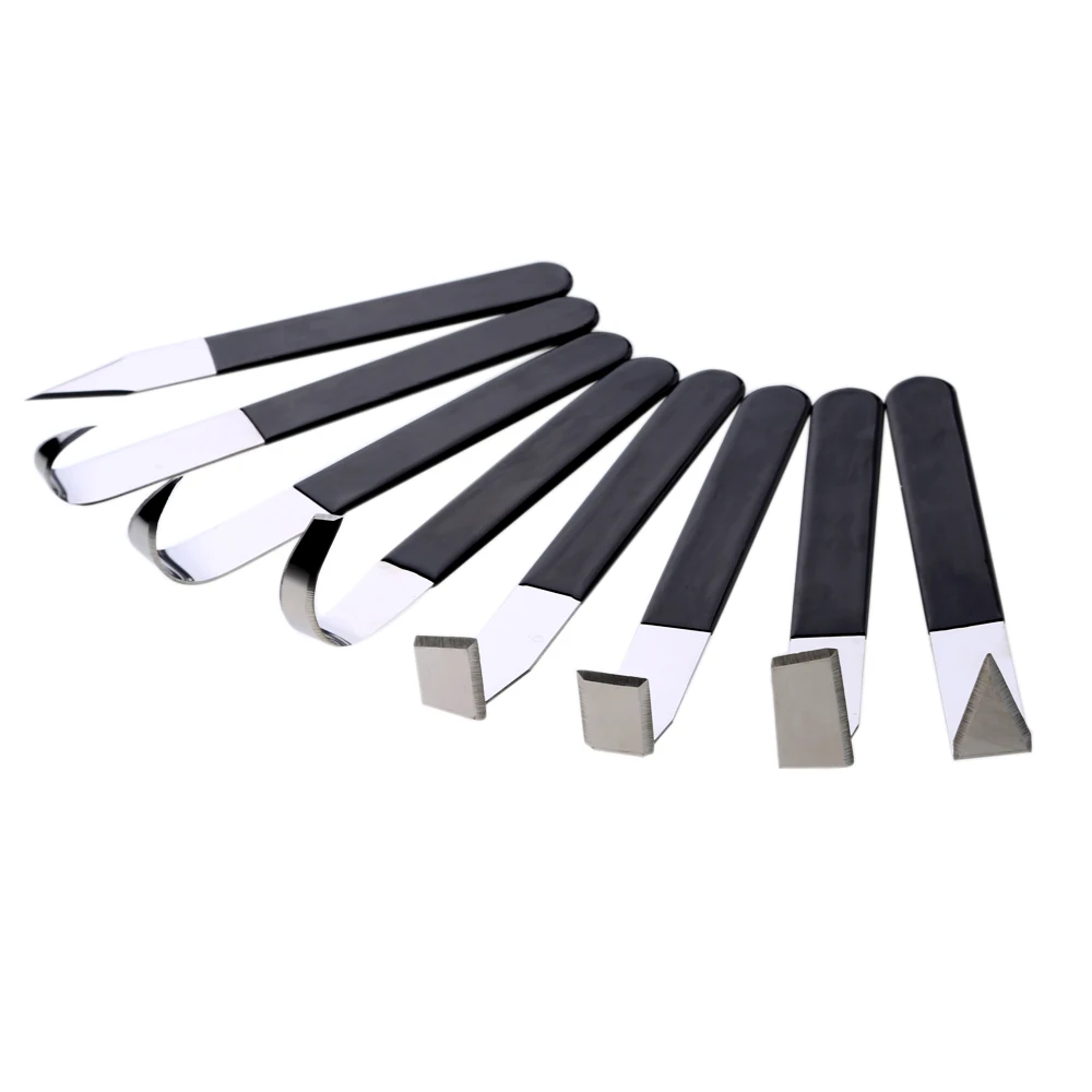 UKLL-8 Pack Metal Clay Carving Knife,Pottery Tools,Clay Hand Tools Craft Trim Artist Ceramic Tools Set Engraving Shaping Clay Sculpture Styling