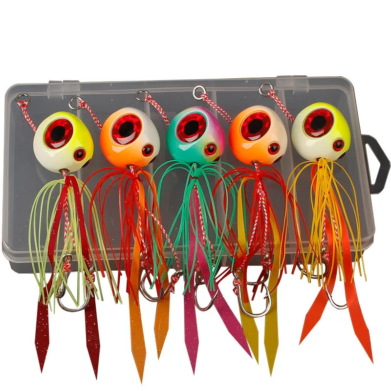 60g 100g 120g 150g 200g Tai Kabura Slider Jig Sinker Lead Jigging Lures