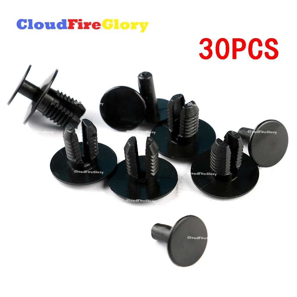 

For Mercedes W123 W124 W126 W129 R129 W140 30Pcs Panel Trim Mounting Clips Trunk Lid Wheel Housing Bumper Rivets 2019900292