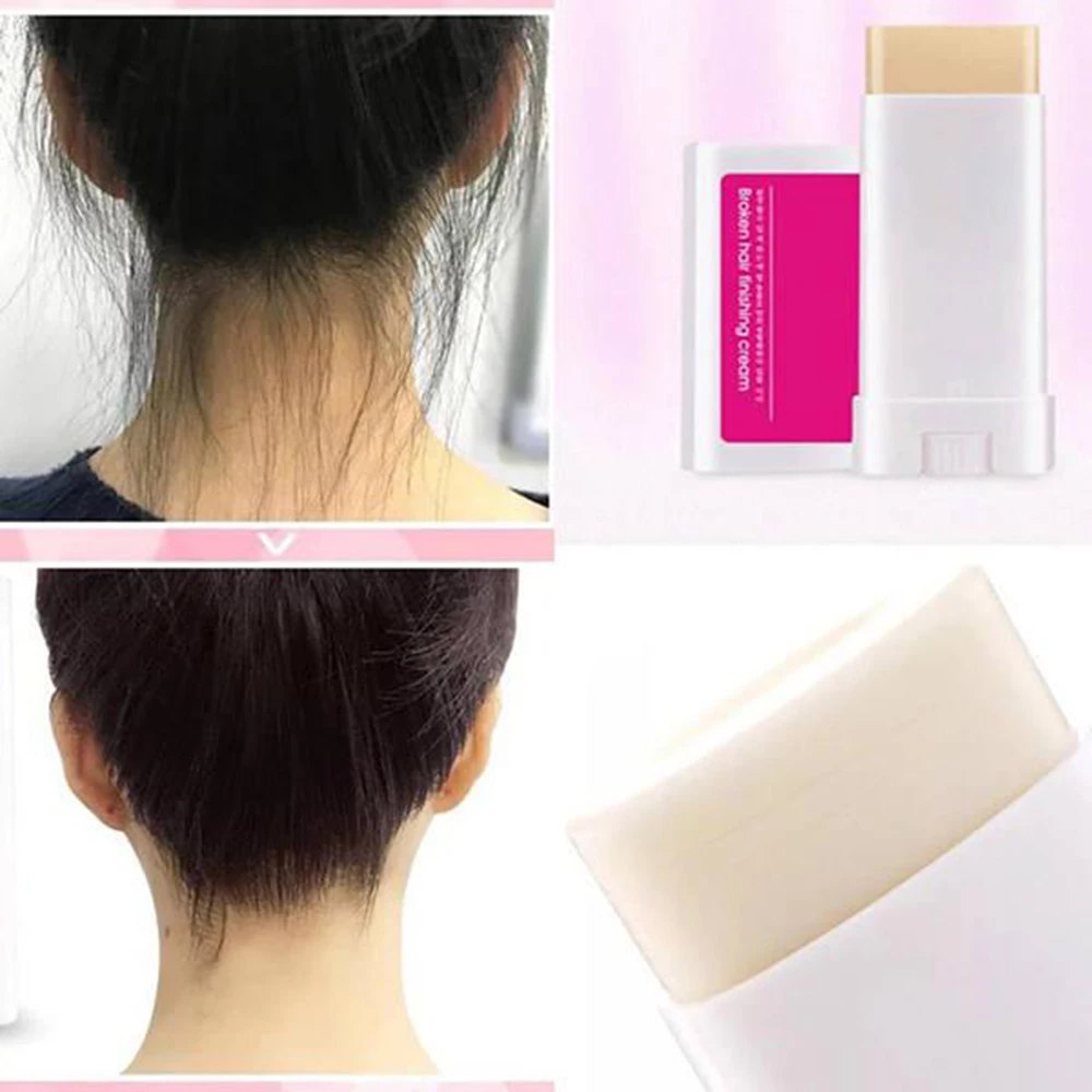 Practical Women Small Broken Hair Finishing Cream Portable Refreshing Styling Fix Wax Stick Lasting Modeling Hair Wax TSLM1