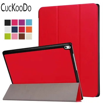 

CucKooDo 30Pcs/lot Ultra Lightweight Slim Smart Cover Case Stand with Auto Wake / Sleep Feature for Lenovo TAB 4 10 PLUS Tablet